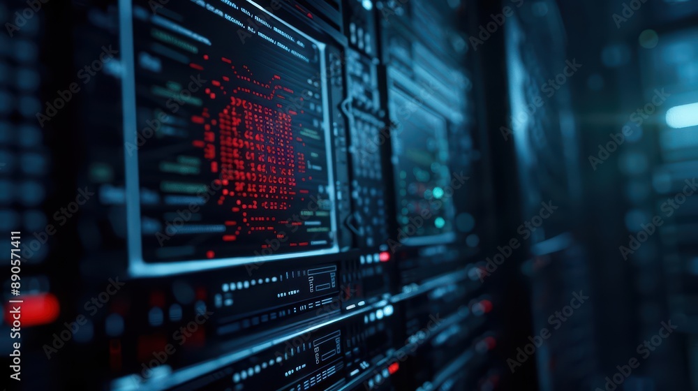 An advanced, supernatural scene with copy space, showcasing technologies designed to secure and protect sensitive information An advanced, supernatural scene with copy space, showcasing technologies designed to secure and protect sensitive information