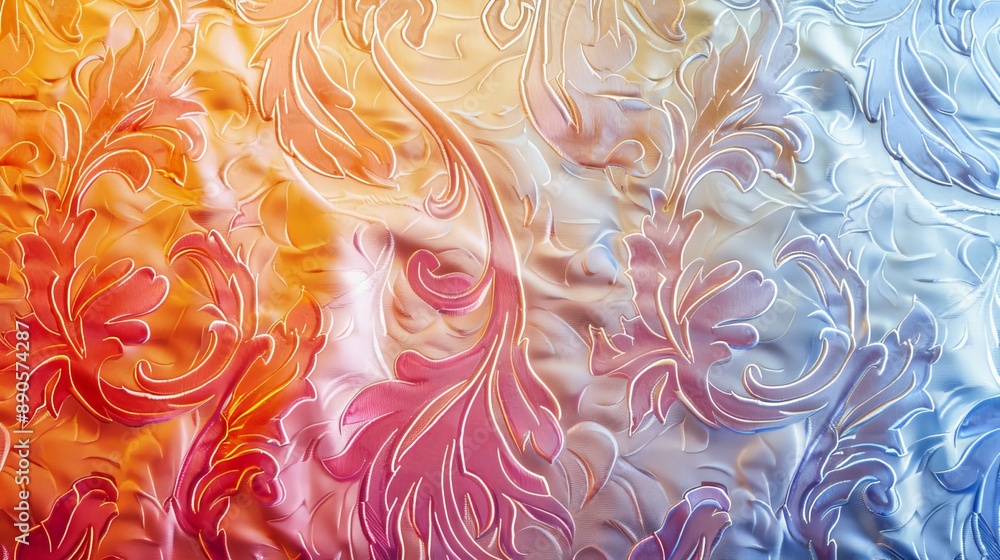 Abstract Floral Pattern Background. Abstract Floral Pattern Background.