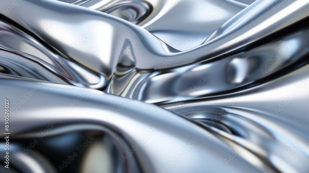 Abstract Silver Swirling Texture. Abstract Silver Swirling Texture.