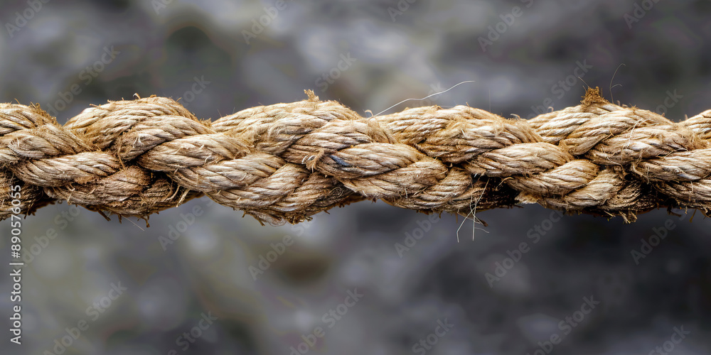 The Frayed Ends of Unity: Frayed ropes symbolizing the delicate balance of power and unity within a political group. The Frayed Ends of Unity: Frayed ropes symbolizing the delicate balance of power and unity within a political group.