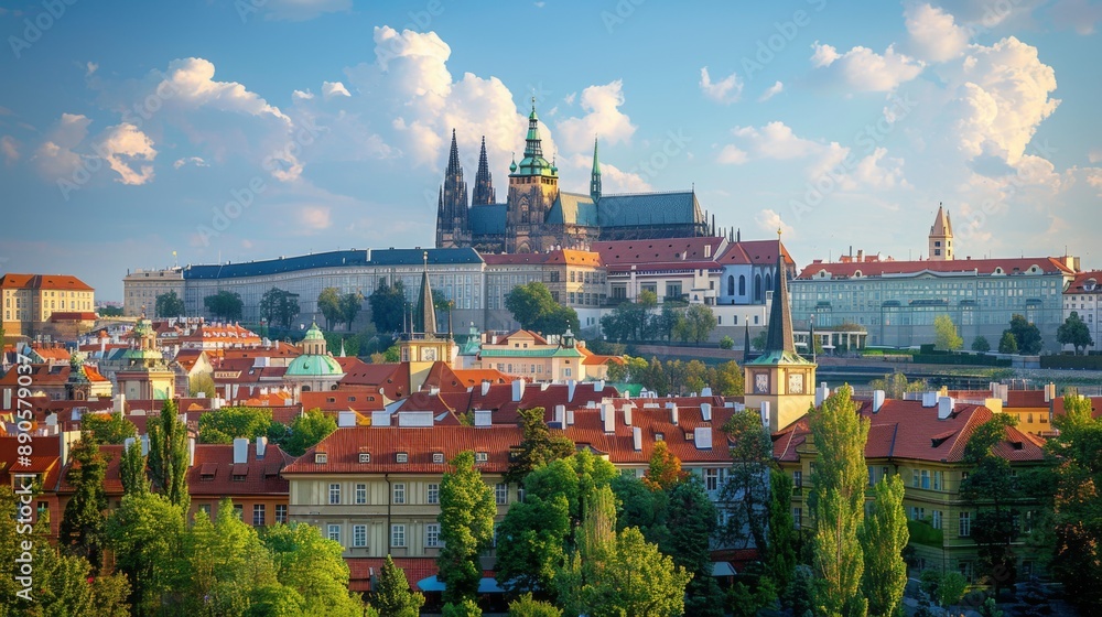 Naklejka premium Prague Spring International Music Festival Prompts