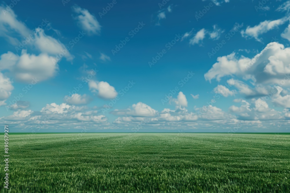 The ultramodern, supernatural scene of a sports arena highlights the lush green grass, with copy space for describing the thrilling atmosphere The ultramodern, supernatural scene of a sports arena highlights the lush green grass, with copy space for describing the thrilling atmosphere
