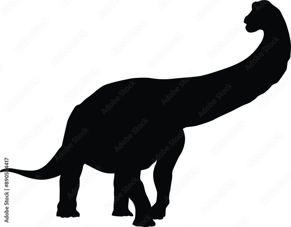 Dinosaur silhouette full body illustration Dinosaur silhouette full body illustration