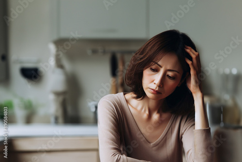 悩みを抱える日本人女性