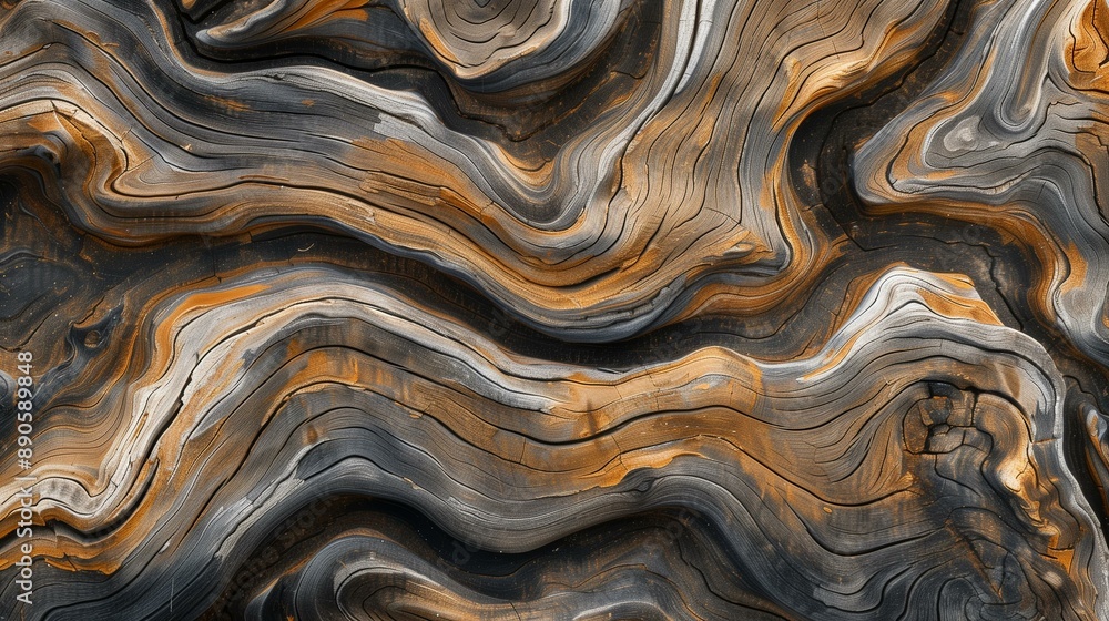 Top-down photograph of driftwood texture 1 Top-down photograph of driftwood texture 1