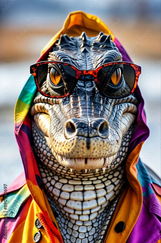 Image of an elegant crocodile Image of an elegant crocodile