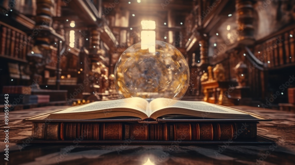 Enchanted Book with Crystal Ball Enchanted Book with Crystal Ball