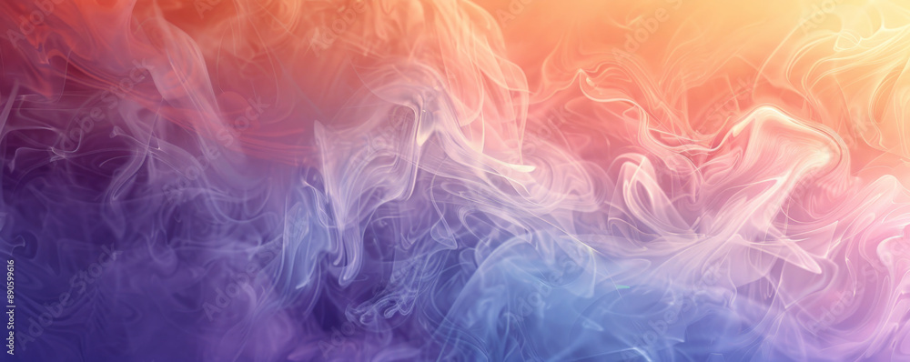 Abstract color misty fog gently envelops the scene on a vibrant background, creating a mysterious and ethereal atmosphere with swirling patterns and soft hues. Abstract color misty fog gently envelops the scene on a vibrant background, creating a mysterious and ethereal atmosphere with swirling patterns and soft hues.