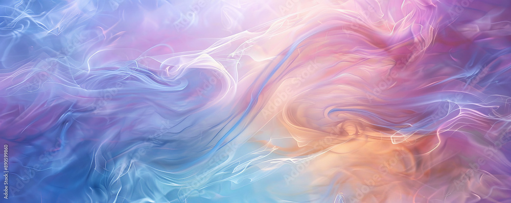 Misty fog of abstract colors swirls and dances on a bright background, creating a mesmerizing and ethereal atmosphere with soft, blurred edges. Misty fog of abstract colors swirls and dances on a bright background, creating a mesmerizing and ethereal atmosphere with soft, blurred edges.