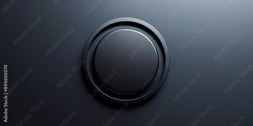 Abstract, Circular black button on dark background
Abstract, Circular black button on dark background