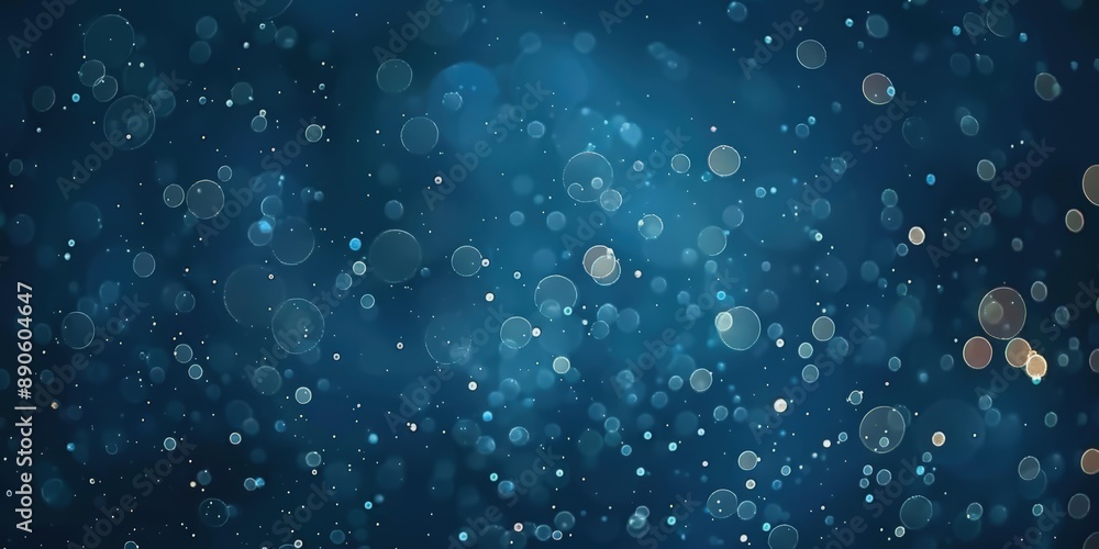 Abstract Blue Bokeh Background Abstract Blue Bokeh Background