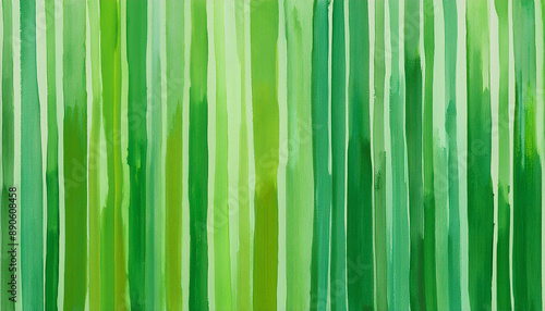 Texture of combination on abstract vertical lines in the following colors - avocado green, iguana green, light frog green and caribbean green, painting