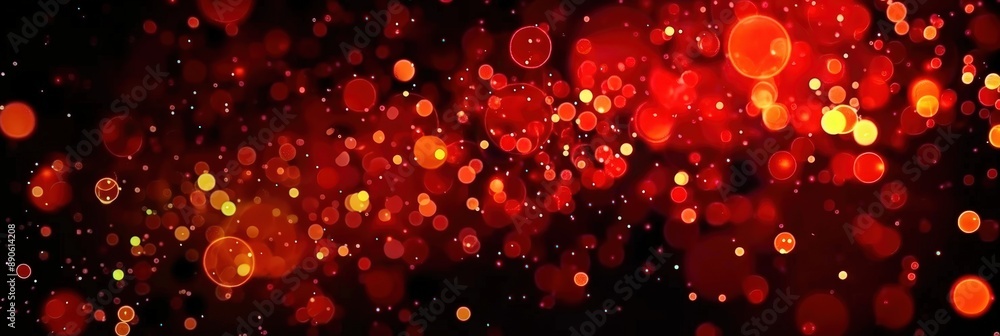 Red Abstract Bokeh Background Red Abstract Bokeh Background
