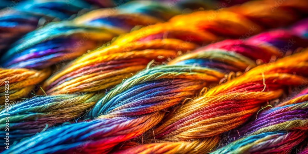 Rainbow of Colors in a Tangled Yarn Rainbow of Colors in a Tangled Yarn
