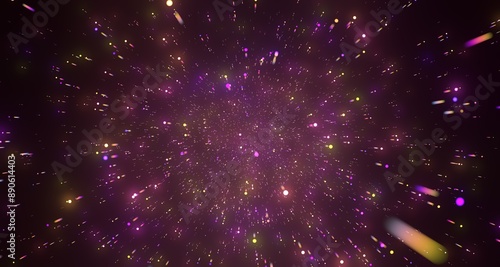 inside digital data tunnel....
