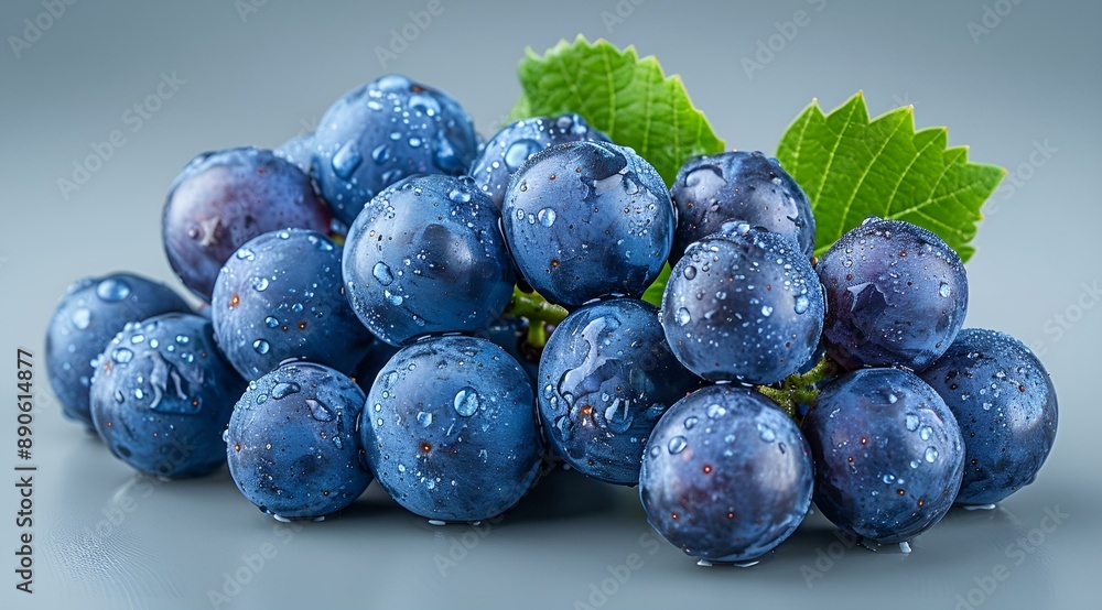 custom made wallpaper toronto digital a bunch of grapes with water droplets on them.
