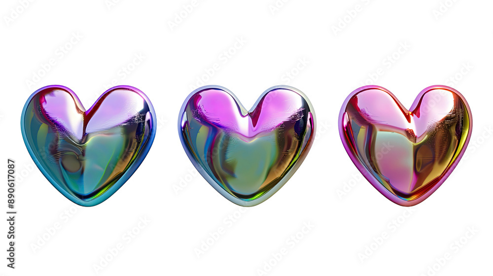 custom made wallpaper toronto digitaliridescent heart shape transparent background