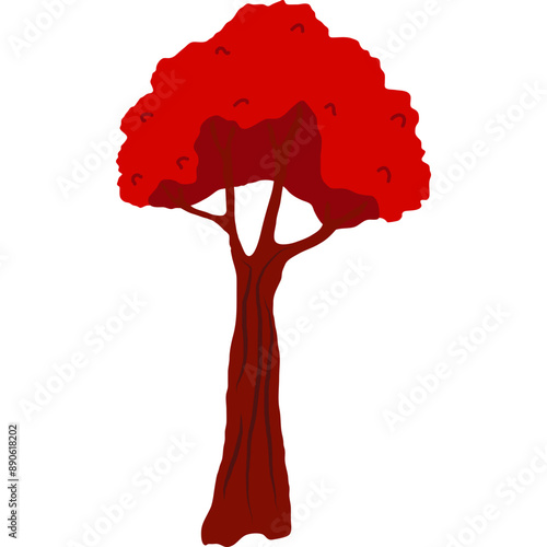 Auntumn Tree Illustration
