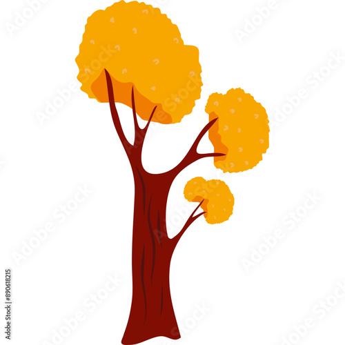 Auntumn Tree Illustration
