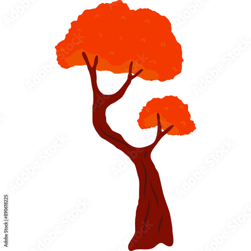 Auntumn Tree Illustration
