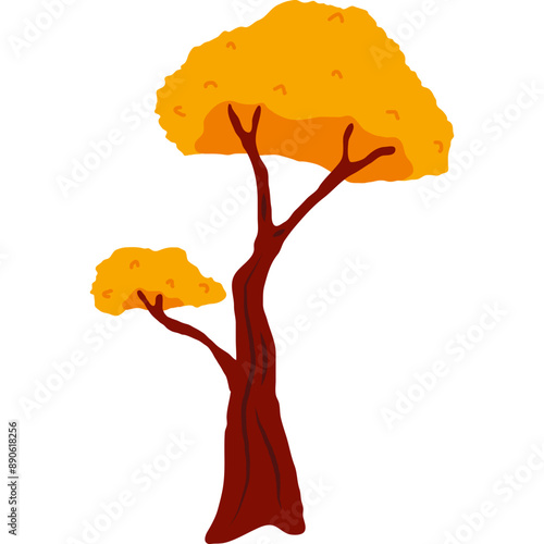Auntumn Tree Illustration

