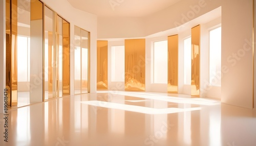 Photo interior modern design room 3d illustration