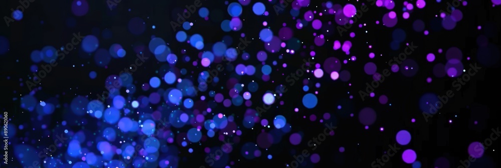 Abstract Blue and Purple Bokeh Abstract Blue and Purple Bokeh
