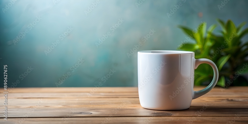 Coffee charming white mug for mokup AI-Generated Content