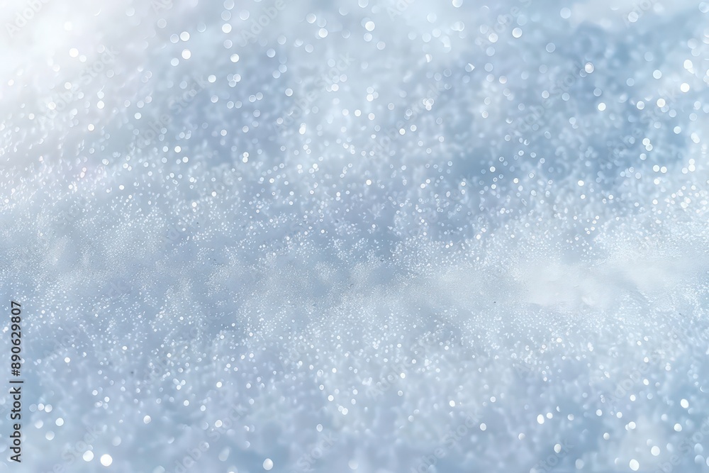 Abstract Winter Background with Sparkling Snow Abstract Winter Background with Sparkling Snow