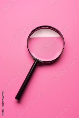 Ultra sharp photo a minimal blank search bar set against a pink background, depicting a web search