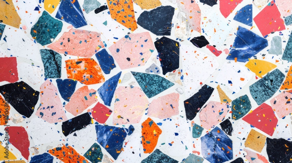 Terrazzo Floor Pattern Background Terrazzo Floor Pattern Background