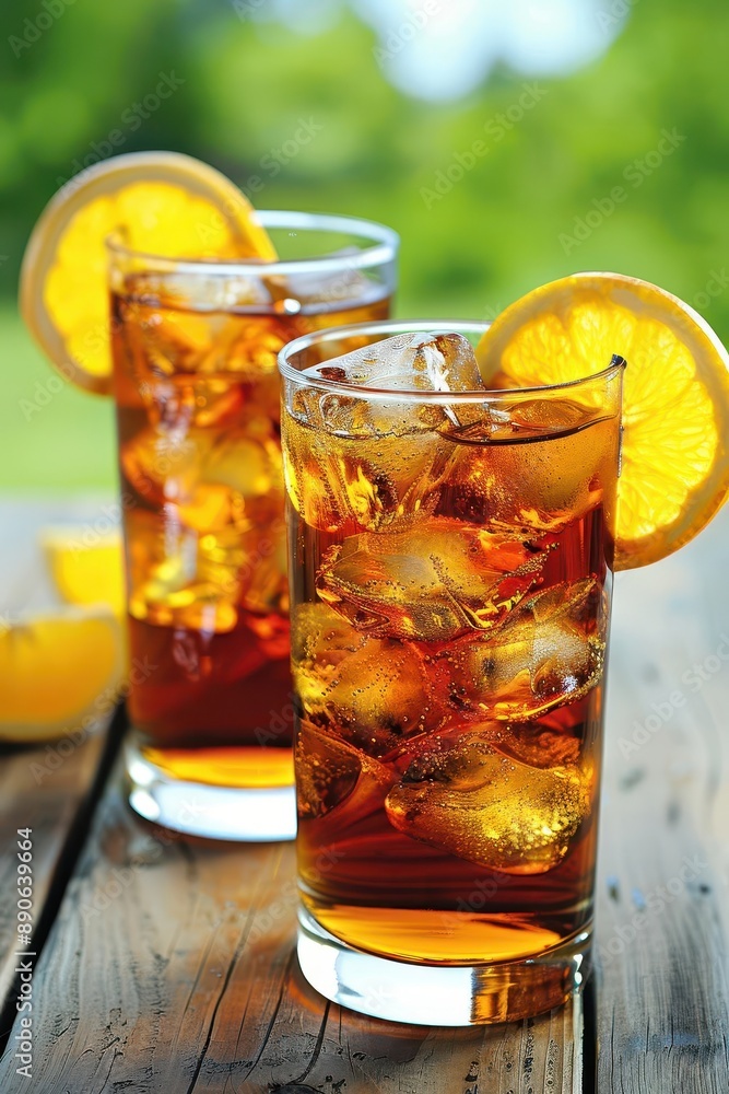 Describe the refreshment and simplicity of drinking iced tea during a hot summer day, focusing on the taste and the cooling effect Describe the refreshment and simplicity of drinking iced tea during a hot summer day, focusing on the taste and the cooling effect