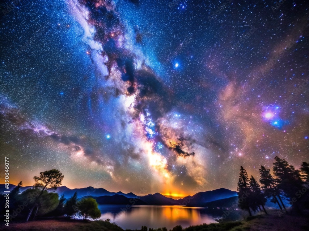 Fototapeta premium aurora over the sea