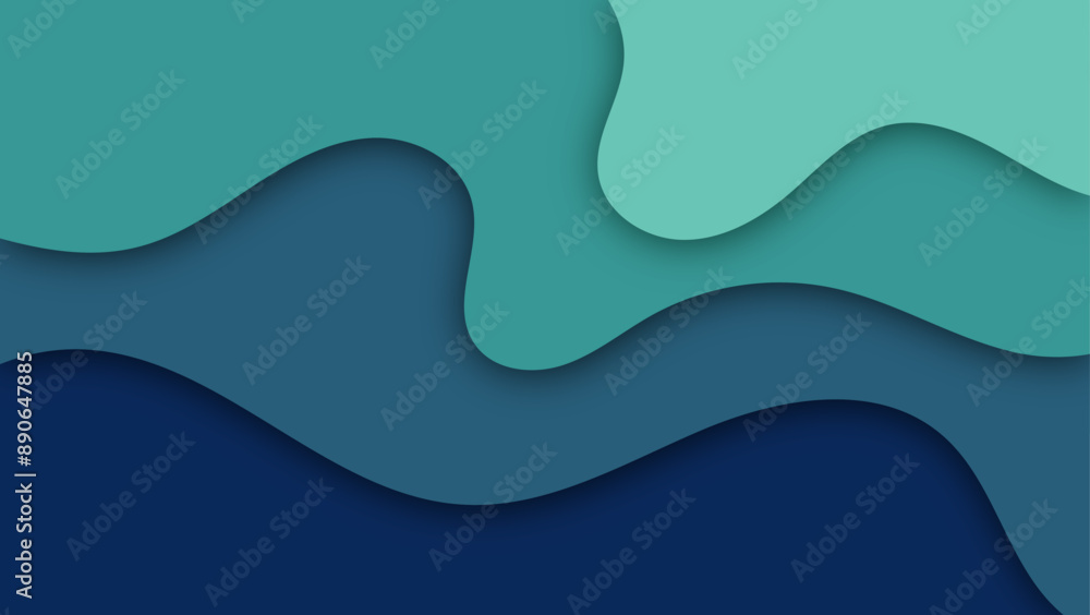 Abstract paper cut shape wave background Abstract paper cut shape wave background