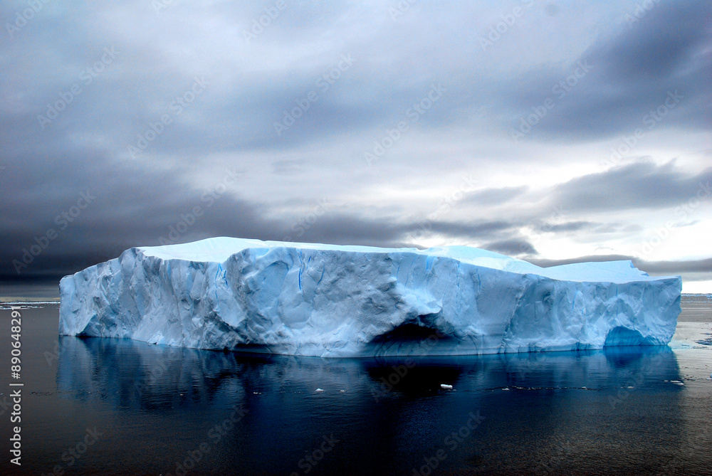 Dramatic iceberg in Antarctic Ocean Dramatic iceberg in Antarctic Ocean