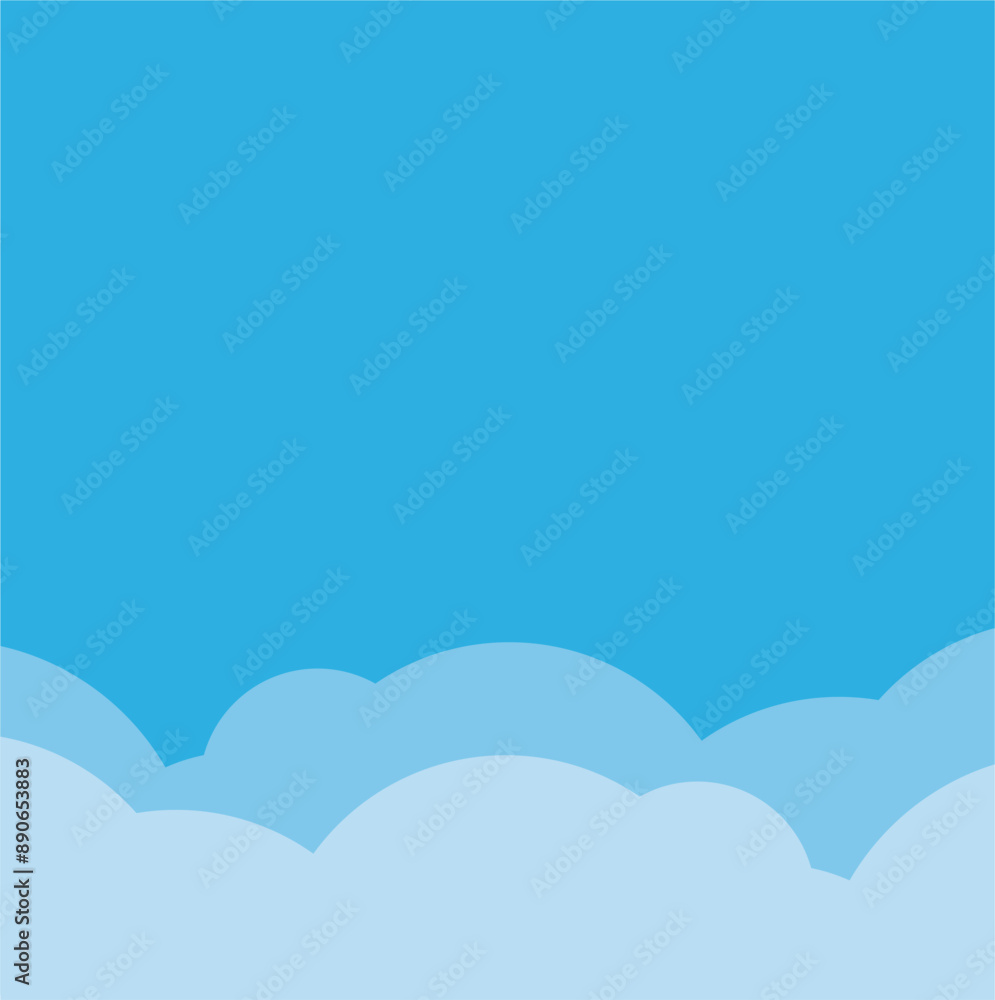 Cloud border and background element design vector Cloud border and background element design vector
