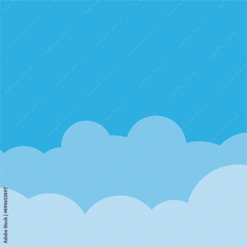 Cloud border and background element design vector Cloud border and background element design vector