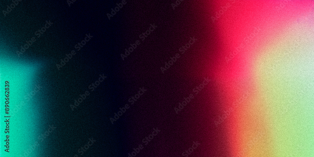 Ziarniste gradientowe tło w kolorach czarny czerwony, zielony, szum tekstura na tapecie. Szablon baneru lub plakatu w stylu graficznym retro. Światła ledowe holo bokeh na projekcie okładki Ziarniste gradientowe tło w kolorach czarny czerwony, zielony, szum tekstura na tapecie. Szablon baneru lub plakatu w stylu graficznym retro. Światła ledowe holo bokeh na projekcie okładki