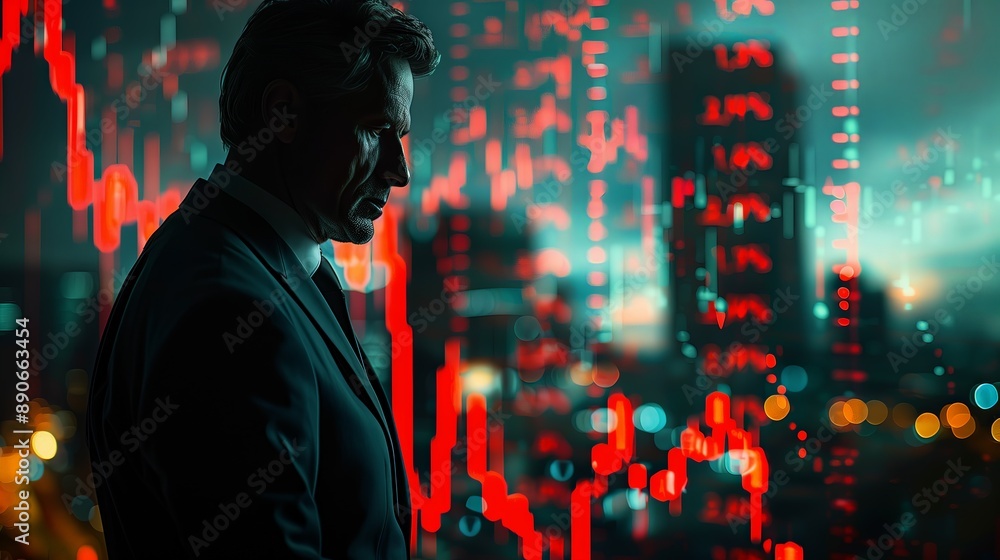 Cityscape of Crumbling Currencies Cityscape of Crumbling Currencies