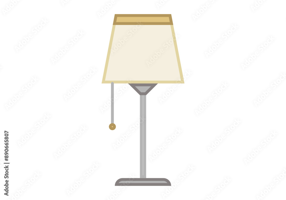 Lámpara de salón amarillo de una casa Lámpara de salón amarillo de una casa