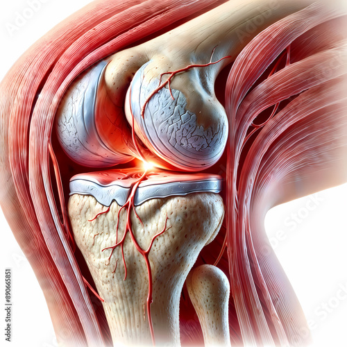 Illustration of a Meniscus Tear