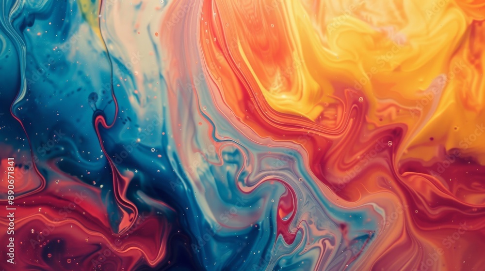 Abstract Swirling Liquid Art Abstract Swirling Liquid Art