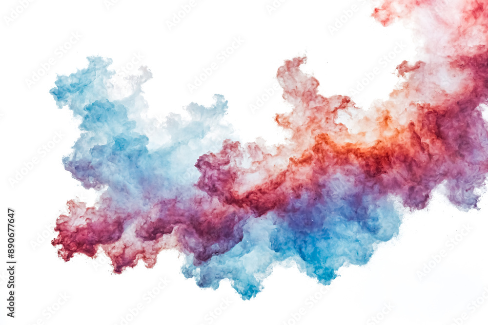 Abstract Colorful Smoke Cloud Abstract Colorful Smoke Cloud