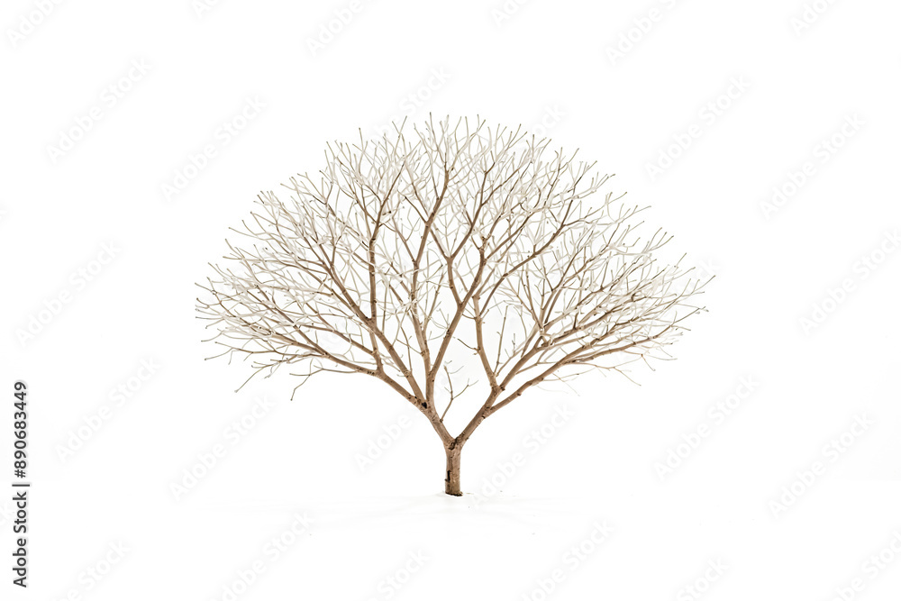 Obraz premium Bare Tree in a Winter Wonderland