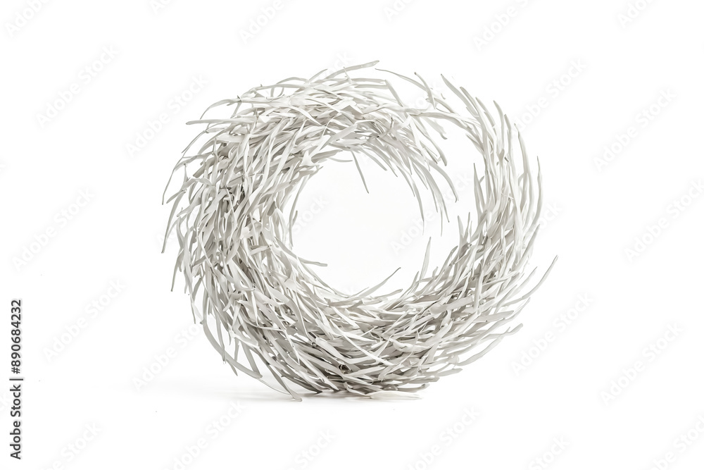 Abstract White Circle Shape Abstract White Circle Shape