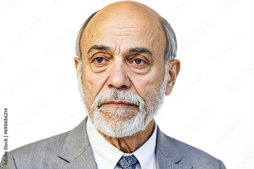 Portrait of a mature man with a white beard Portrait of a mature man with a white beard