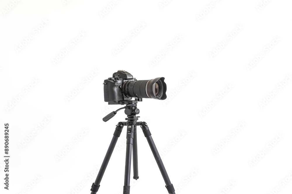 Professional DSLR Camera on Tripod Professional DSLR Camera on Tripod
