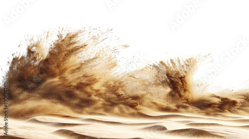 Sand white transparent background