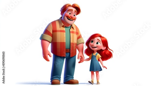 father's day with father and daughter