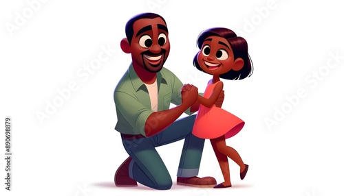 father's day with father and daughter